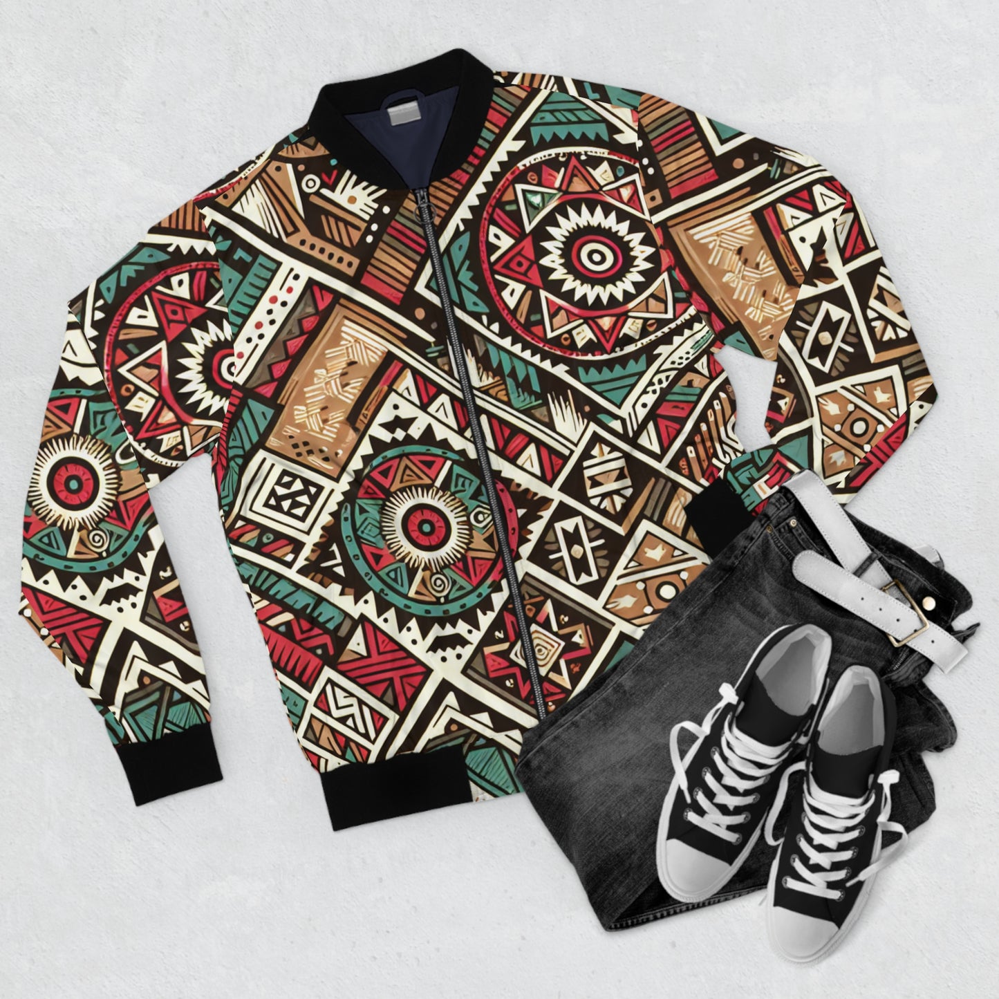 Ankara Bomber Jacket