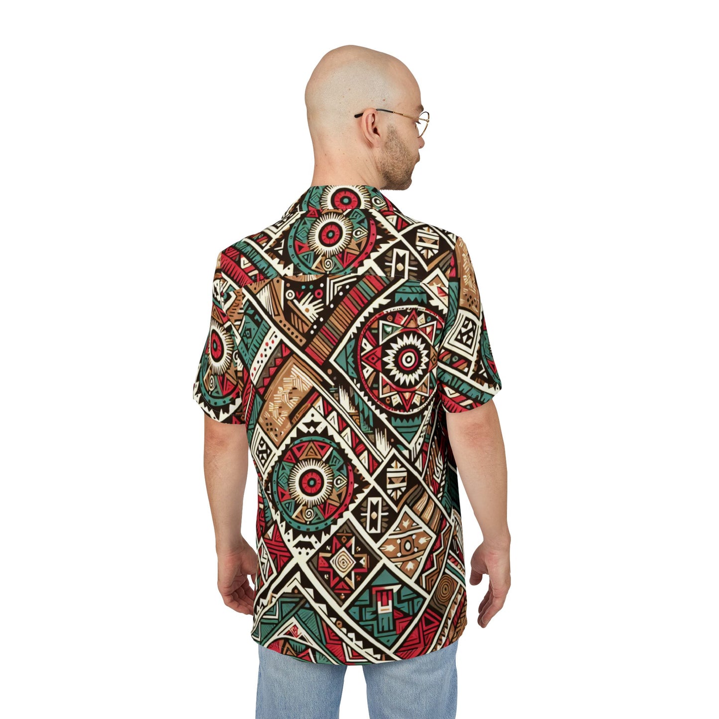 Unisex Hawaiian Button-Down Shirt (AOP)