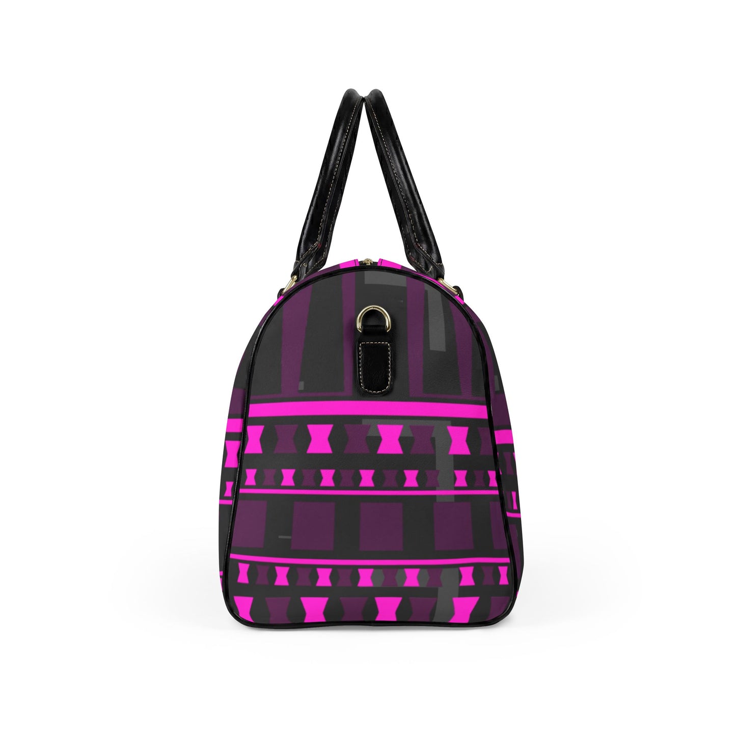 Leather Ankara Travel Bag