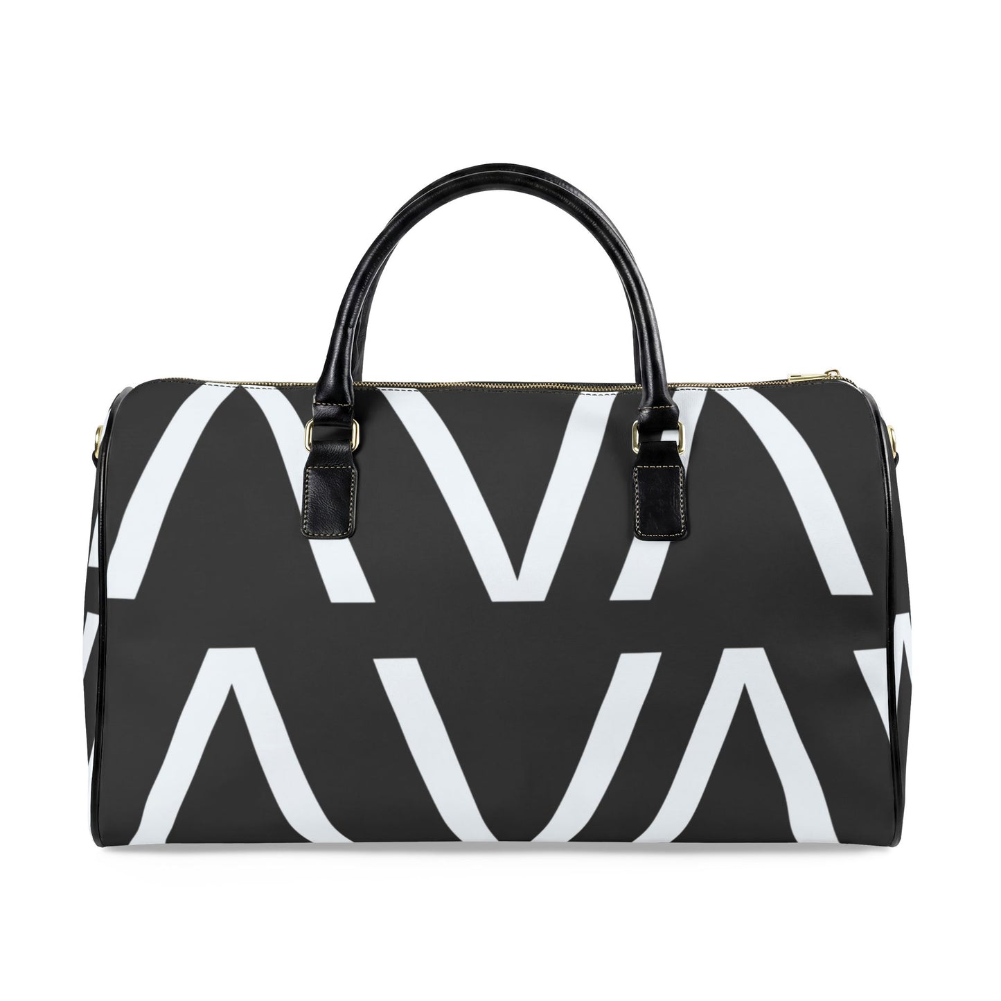 Leather Ankara Travel Bag