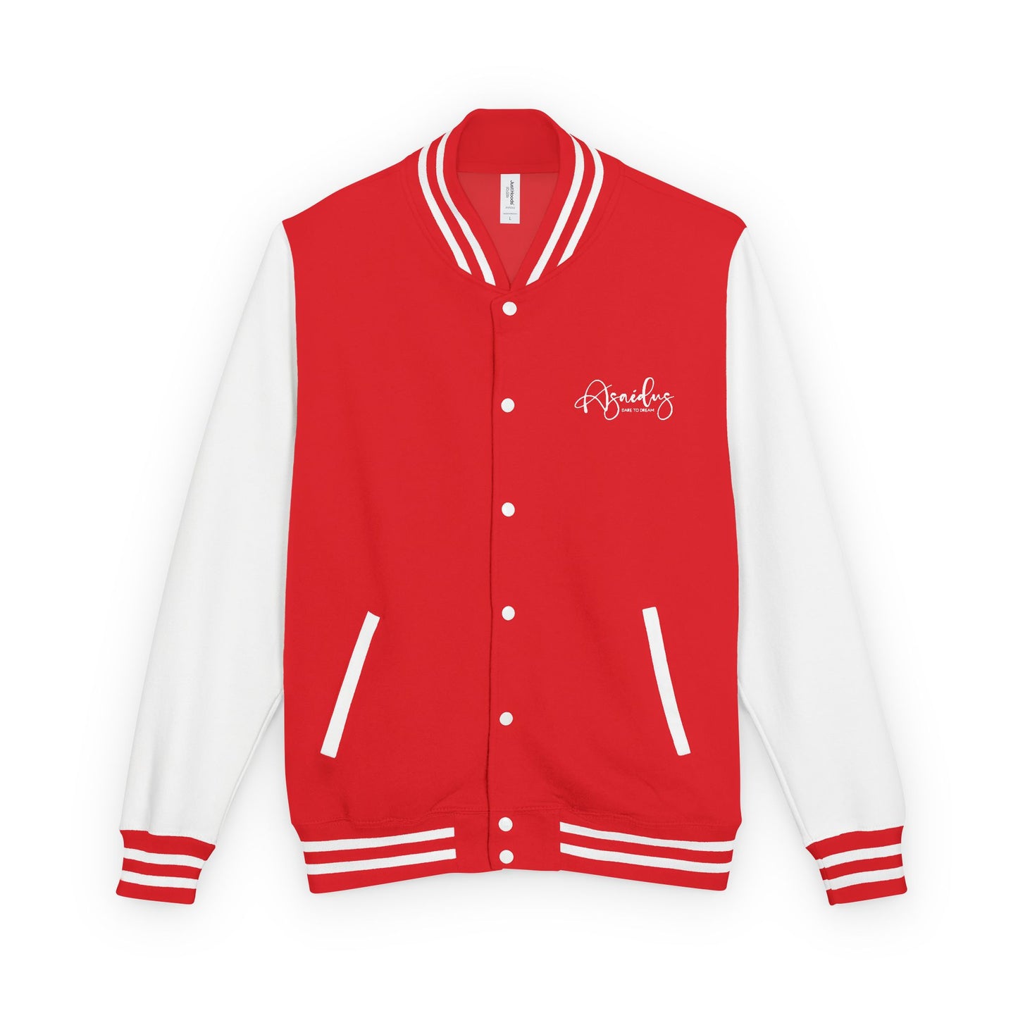 Letterman Jacket — "Asailous" Script Logo Varsity Jacket