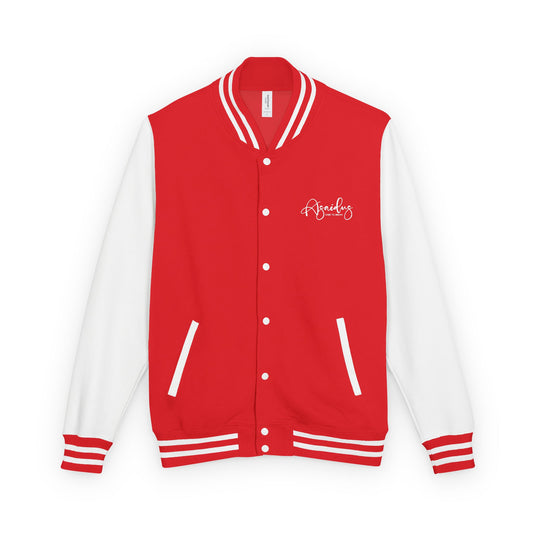 Heavyweight letterman jacket