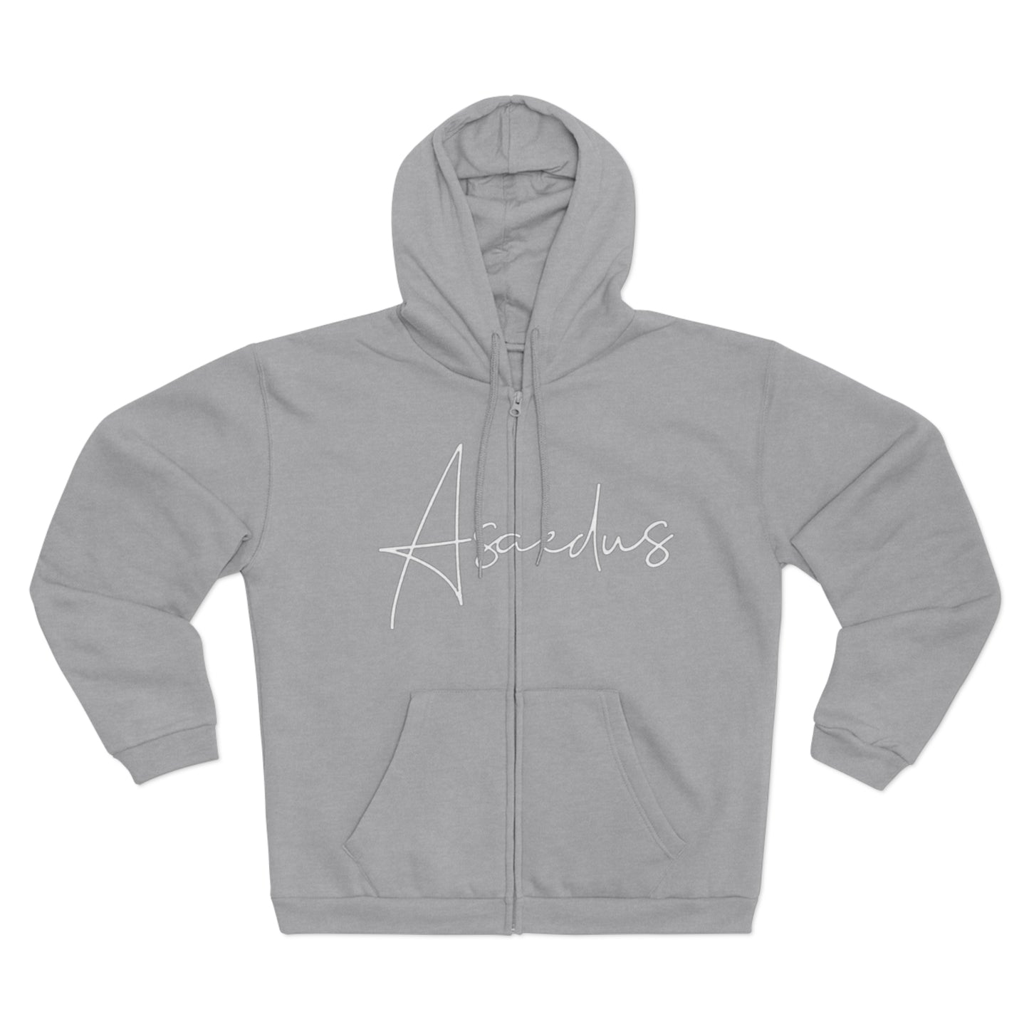 simple Unisex Hooded Zip Sweatshirt