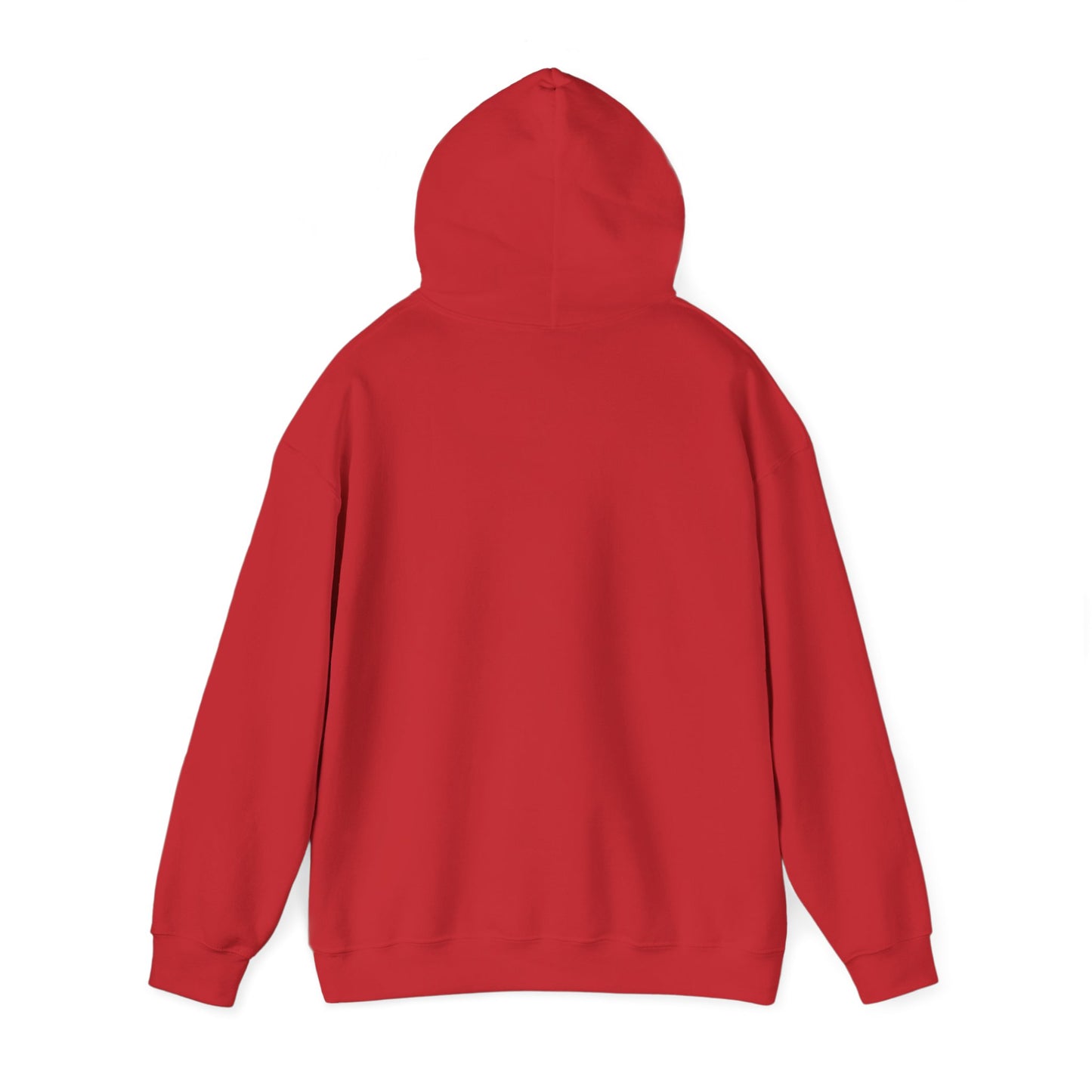 Red unisex hoodie