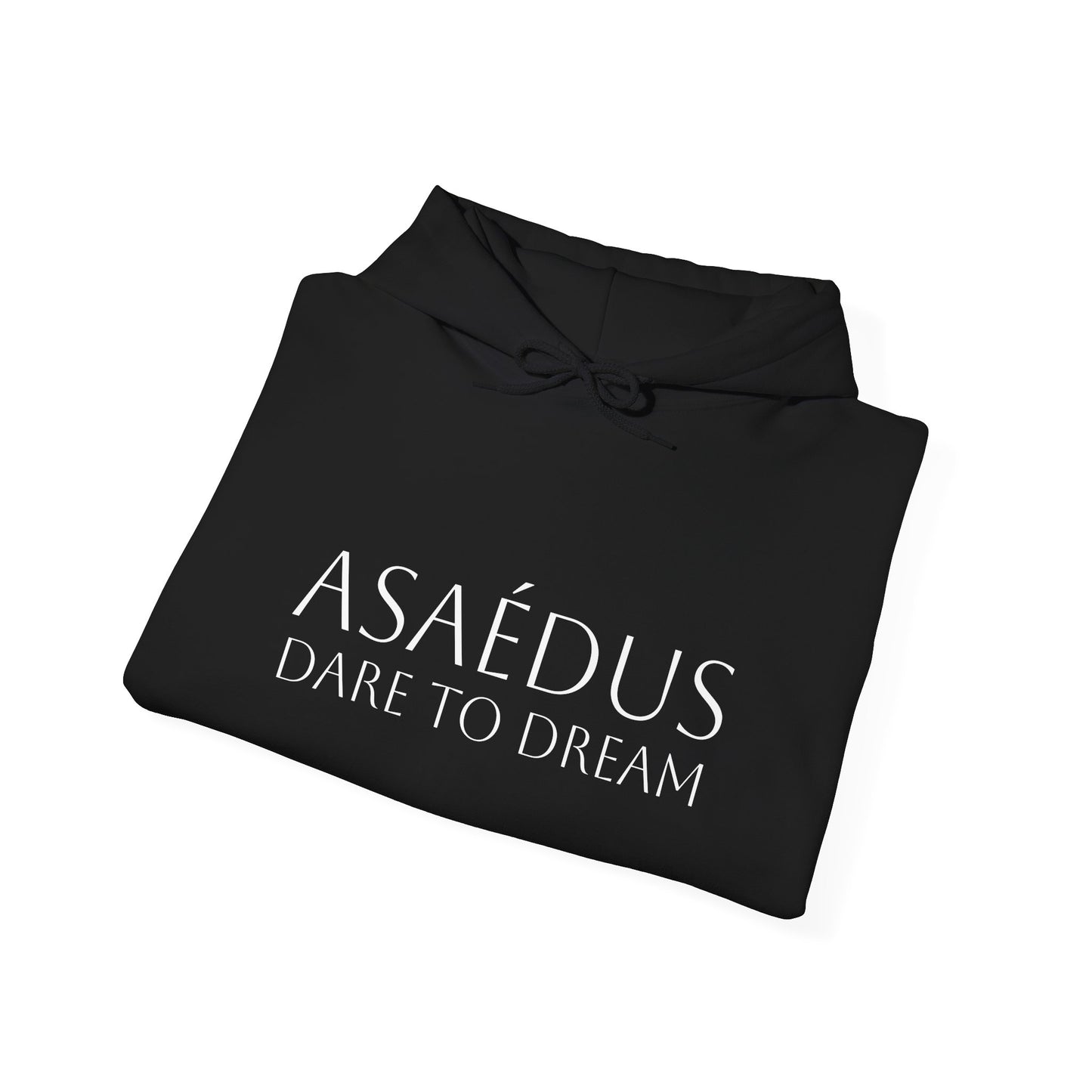Black unisex hoodie