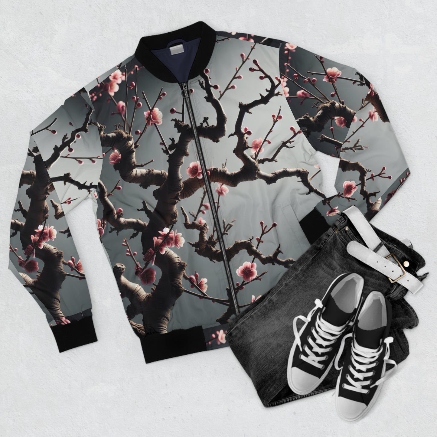 Floral Bomber Jacket