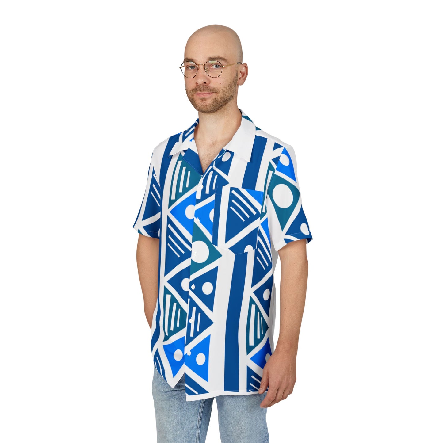 Unisex Hawaiian Button-Down Shirt (AOP)