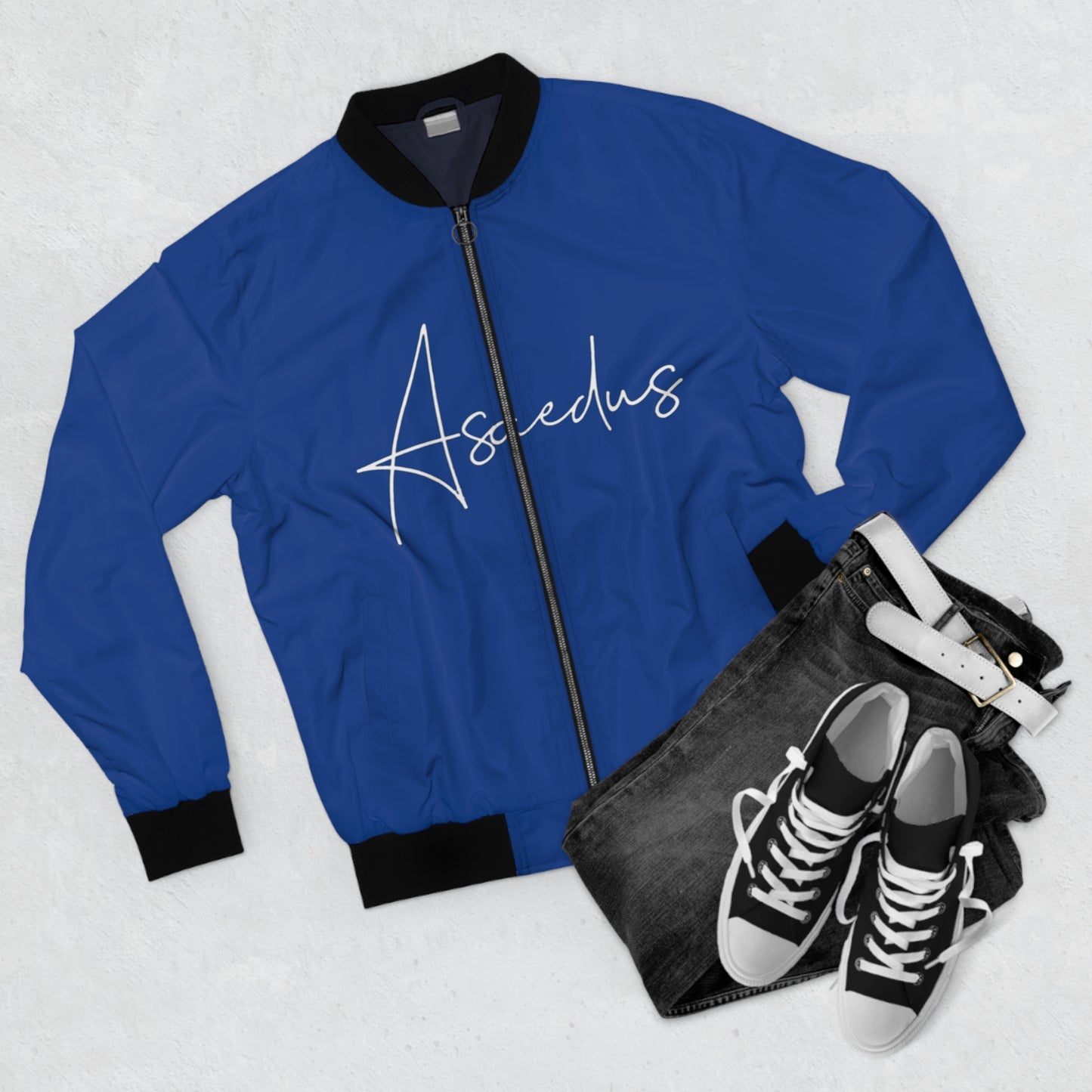 Artsy text  Bomber Jacket