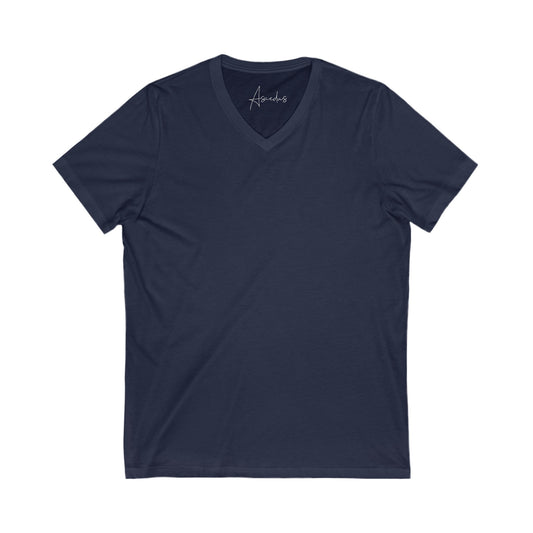 simple plain v-neck tee