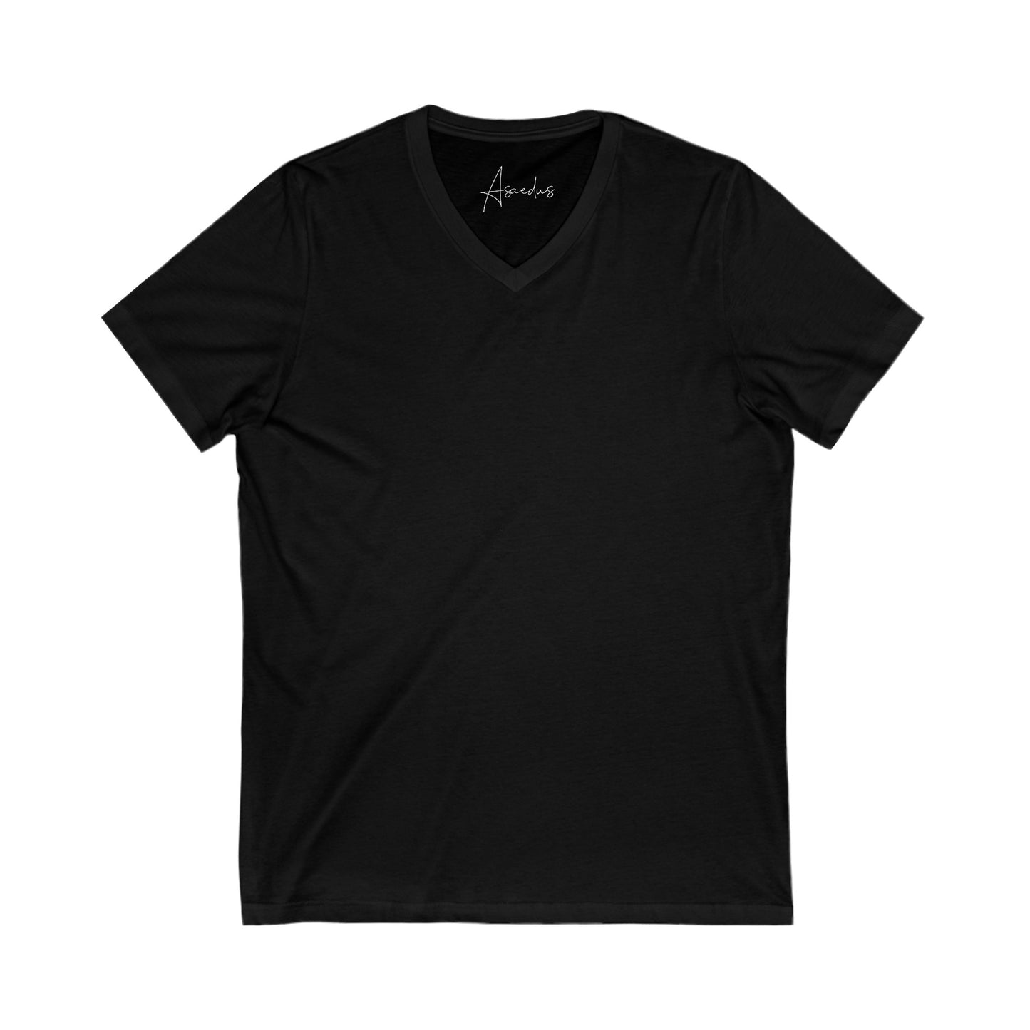 simple plain v-neck tee