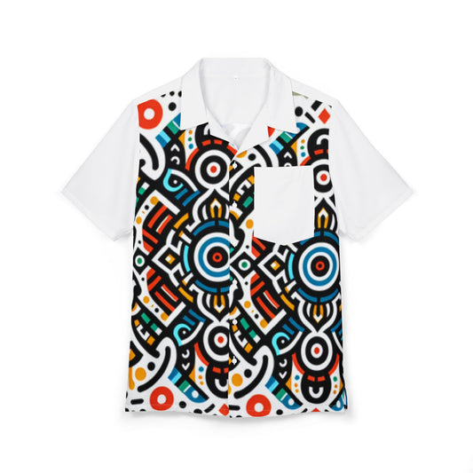 Unisex Hawaiian Button-Down Shirt (AOP)
