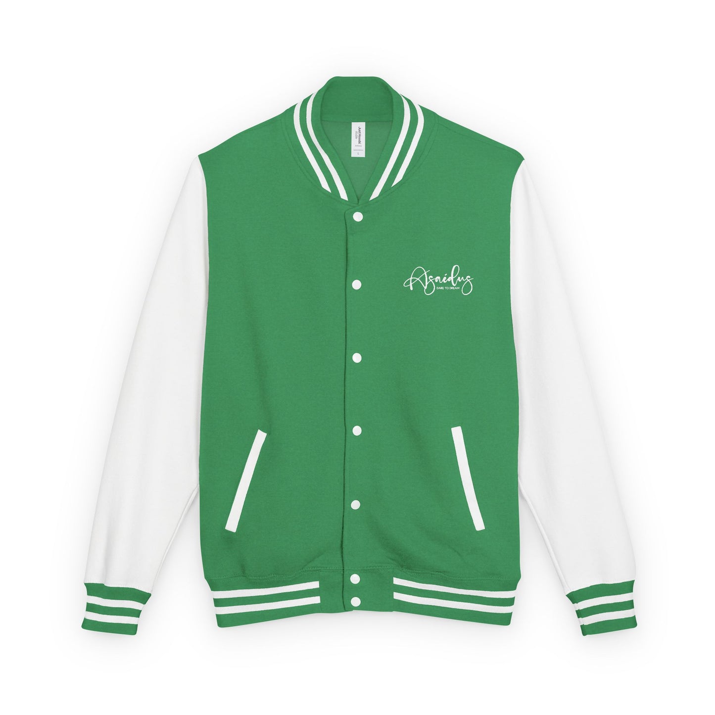 Letterman Jacket — "Asailous" Script Logo Varsity Jacket