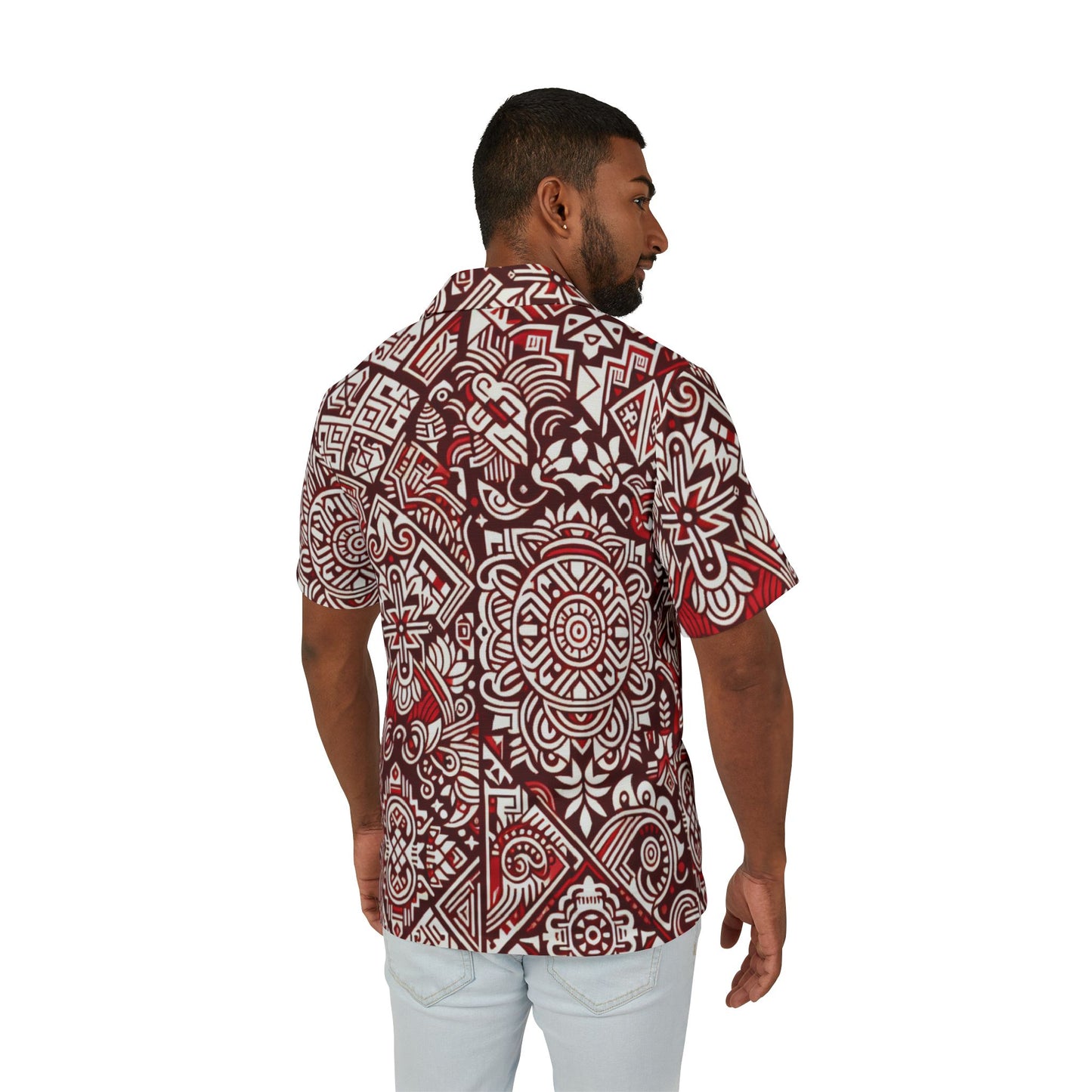T-Shirt for Creative Minds - Men's Hawaiian Camp Shirt Design