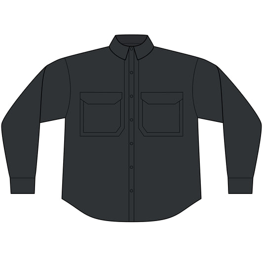 Tactical Button-Up Shirt | Long Sleeve Work Shirt, Military Style