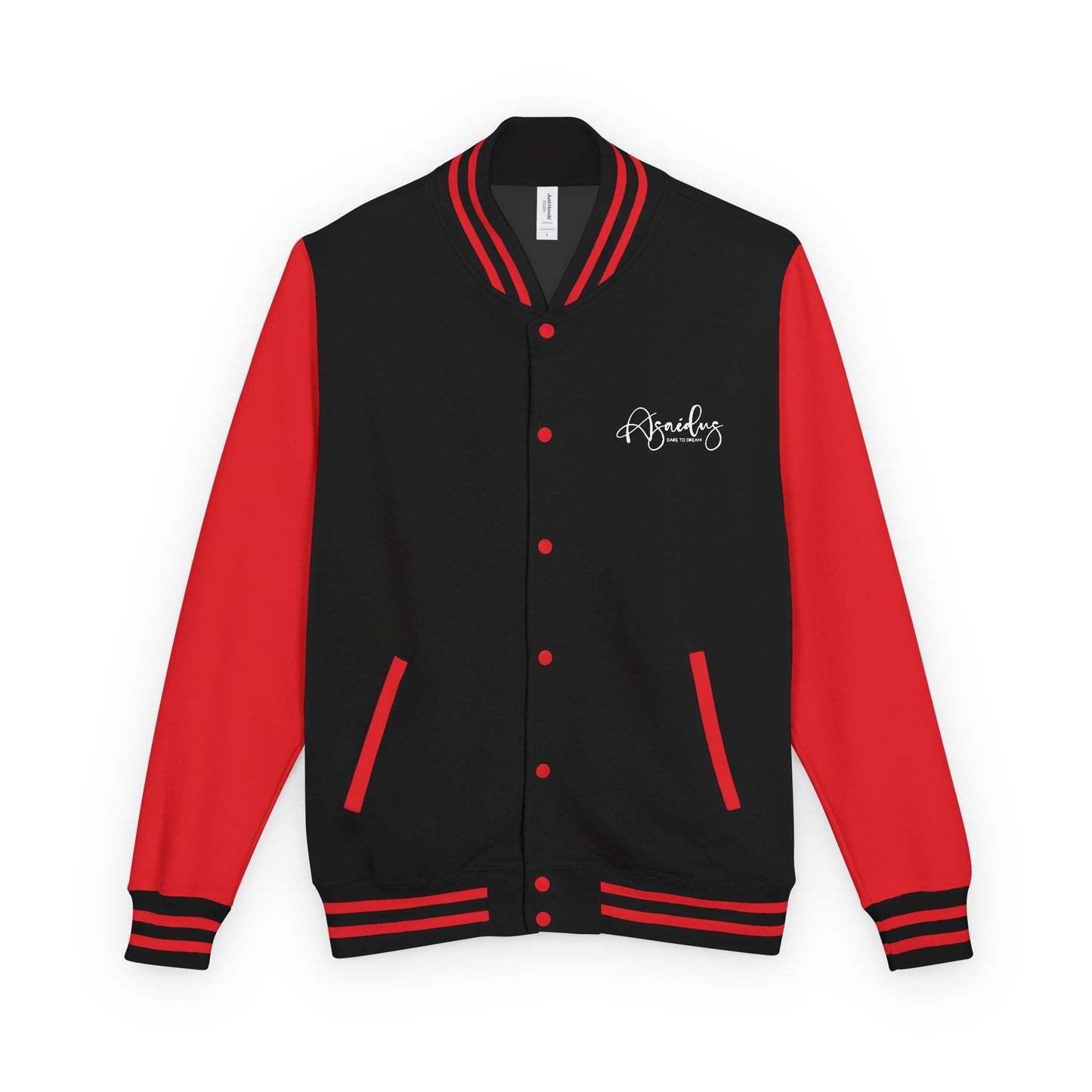 Letterman Jacket — "Asailous" Script Logo Varsity Jacket