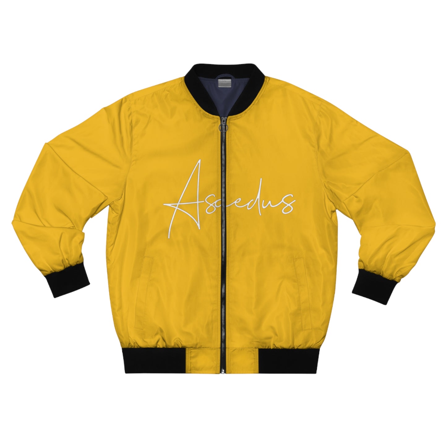 Artistic  text Bomber Jacket