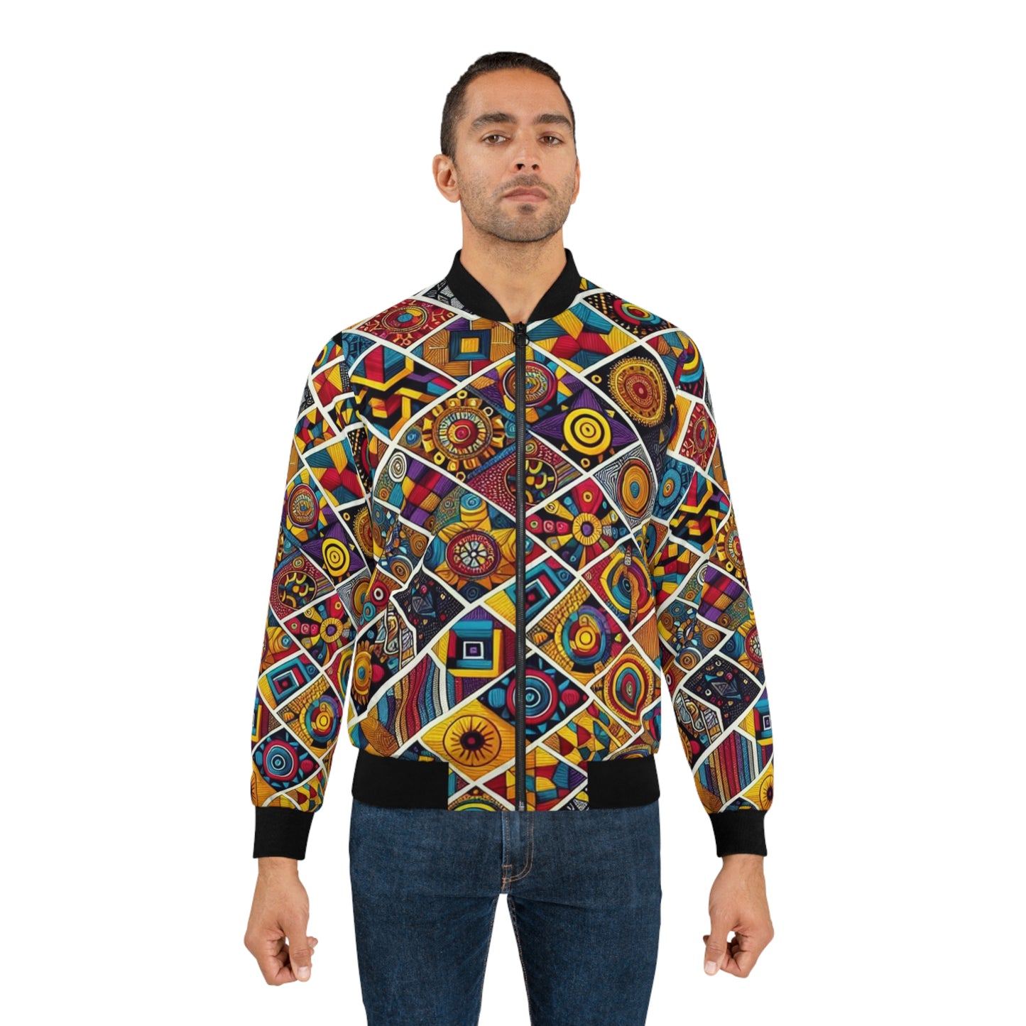 Ankara Bomber Jacket