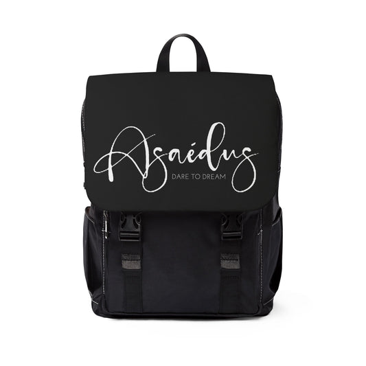 Asaedus script logo Backpack | Personalized name monogram pack