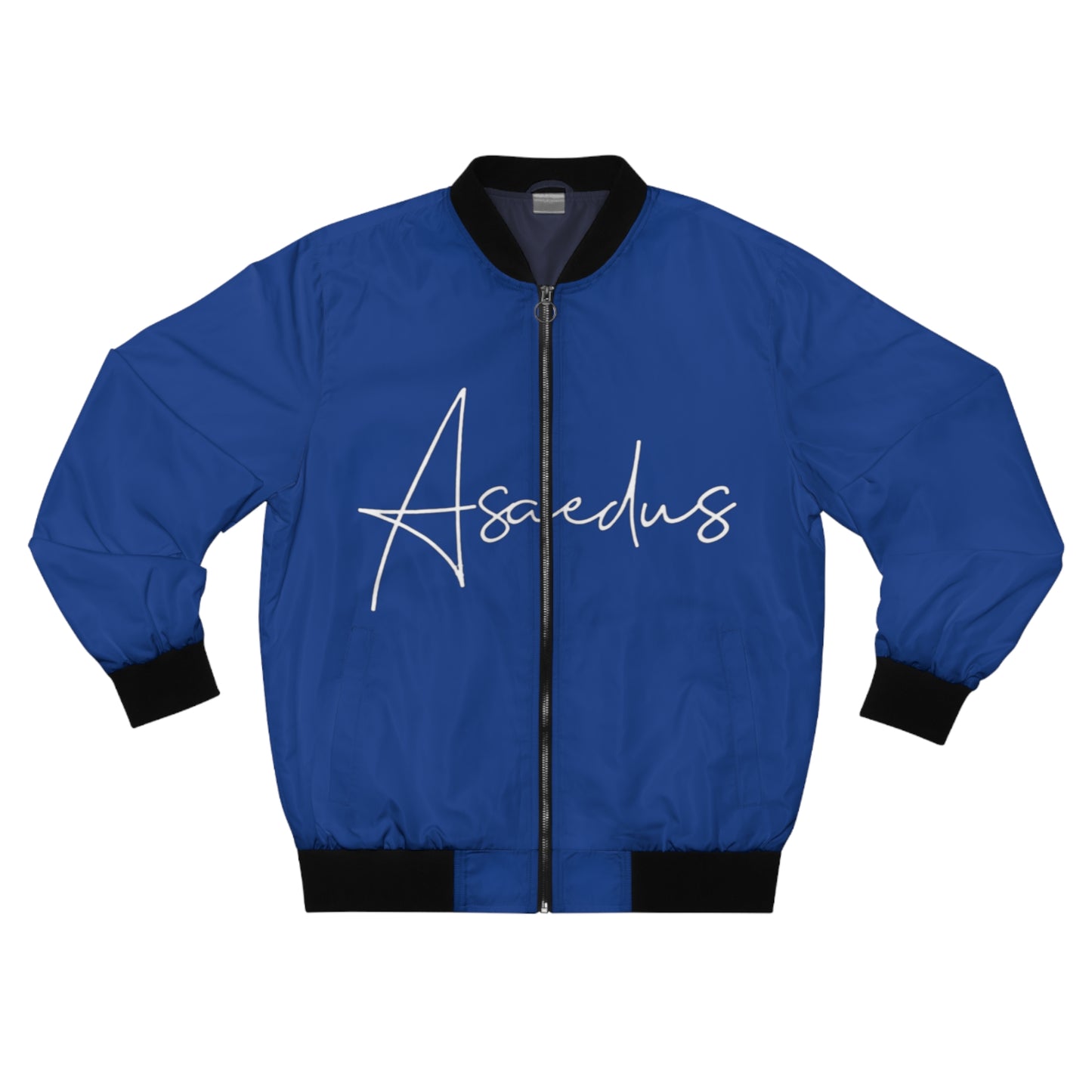 Artistic Text Bomber Jacket