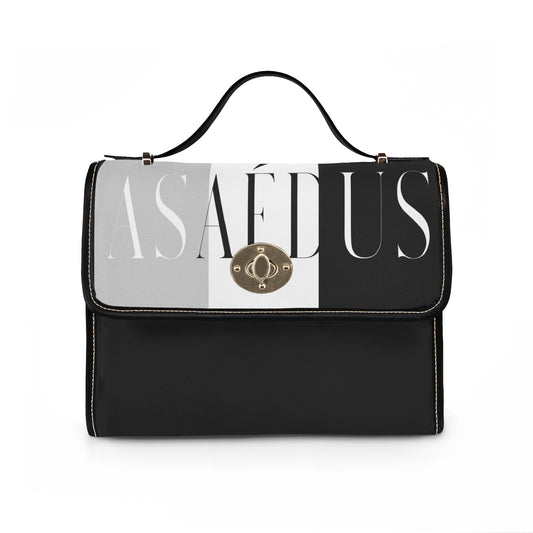 Leather Trim Satchel bag