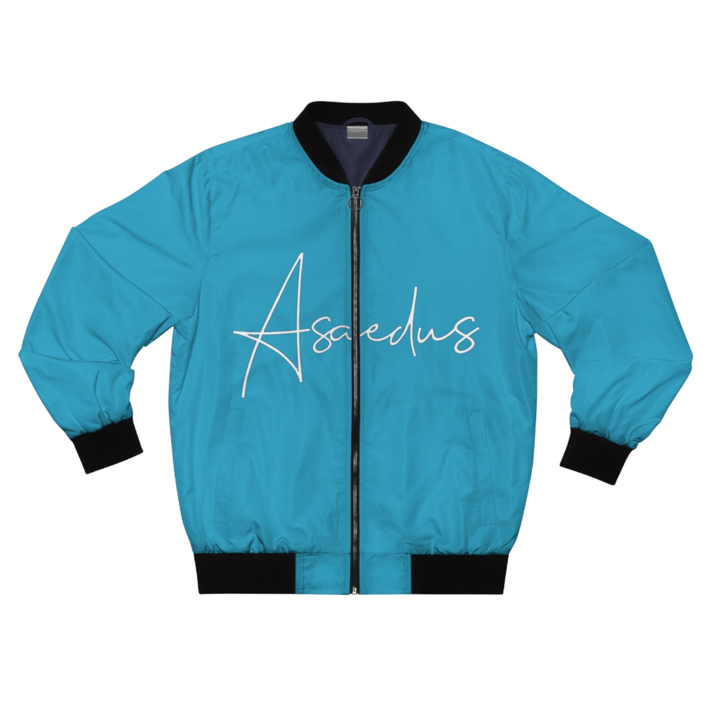 Artistic Text Bomber Jacket