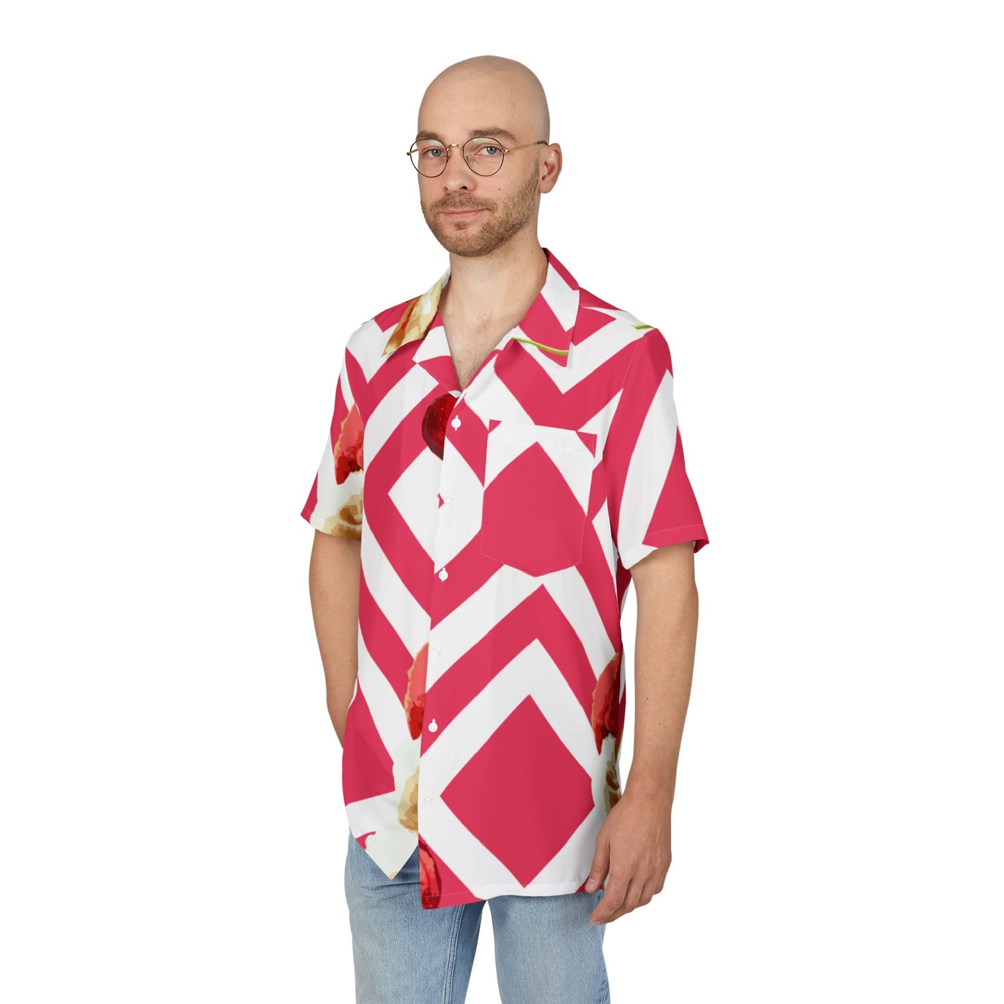 Unisex Hawaiian Button-Down Shirt (AOP)