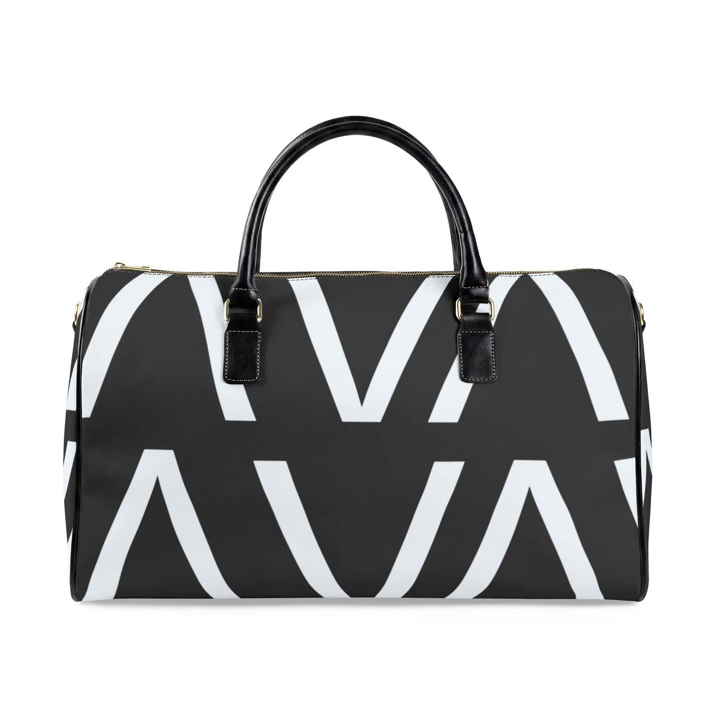 Leather Ankara Travel Bag