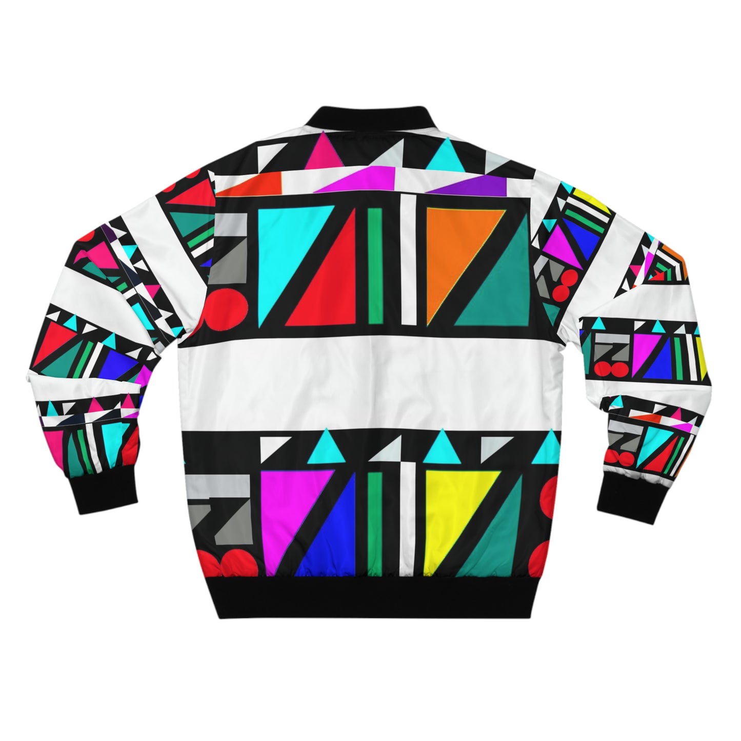 Colorful Ankara bomber jacket