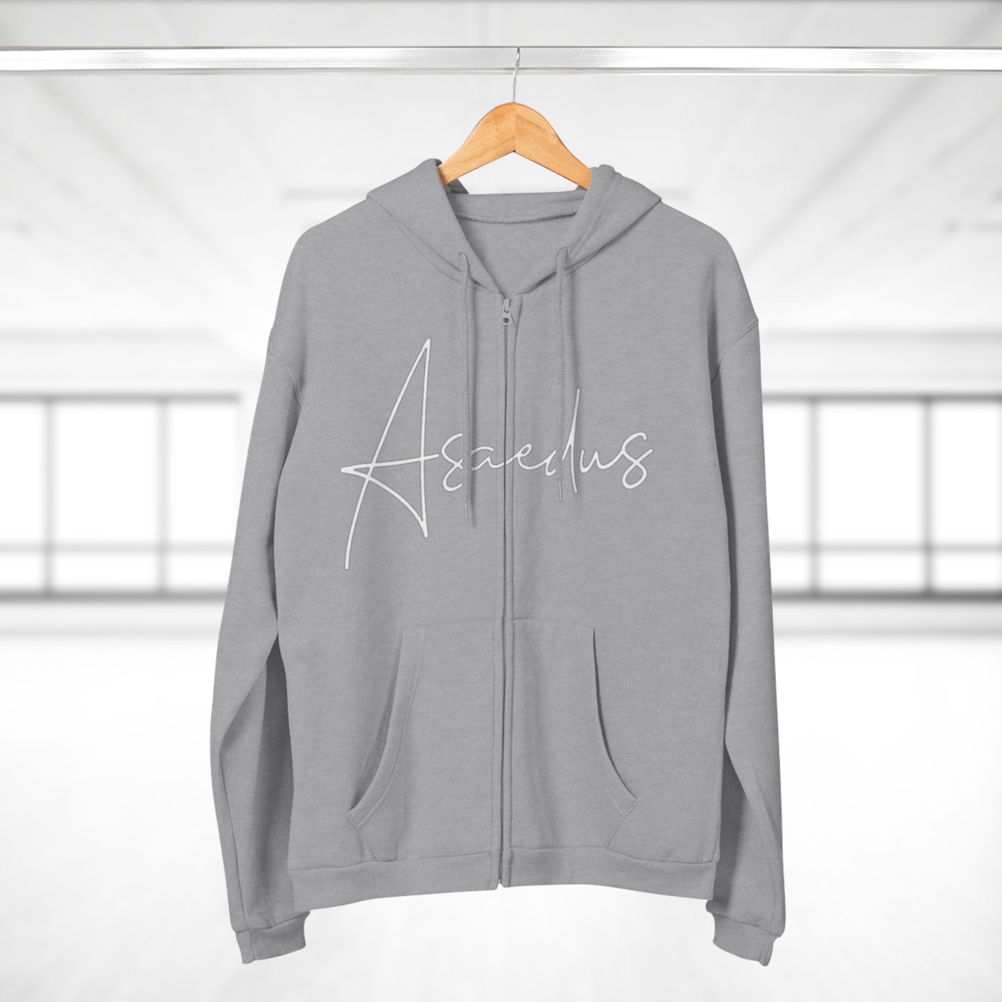 Unisex Hooded Zip Sweatshirt