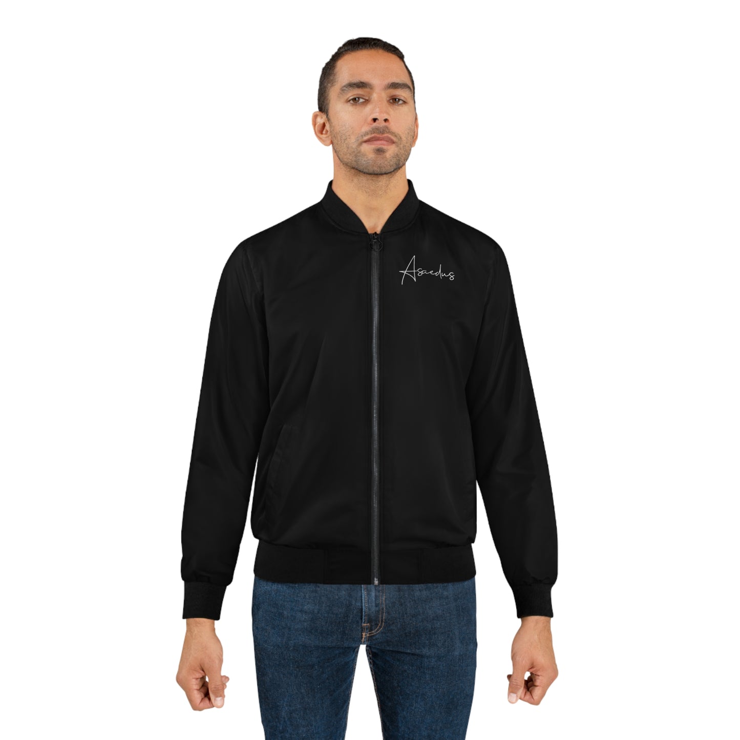 Artsy bomber jacket