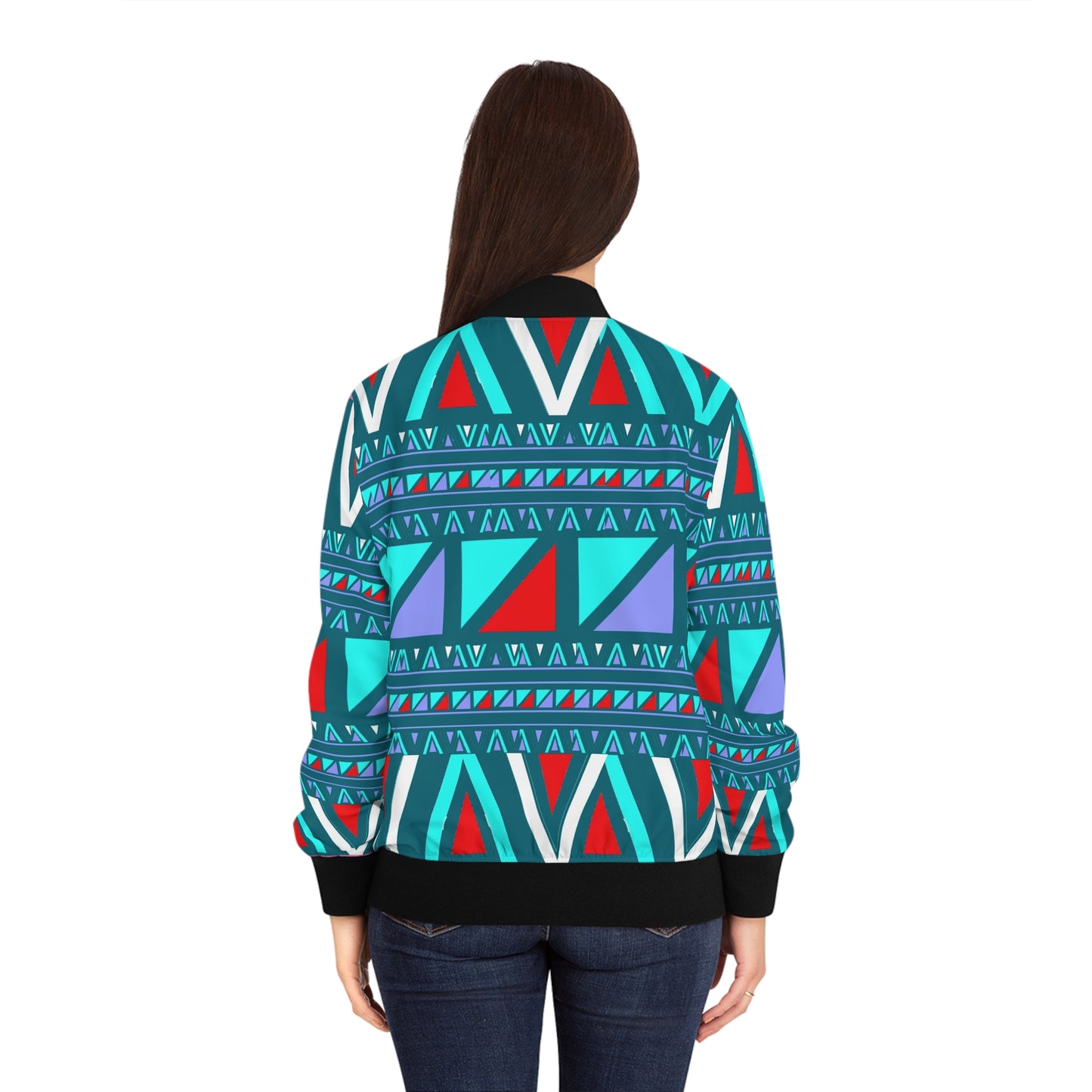 Ankara Bomber Jacket Women's