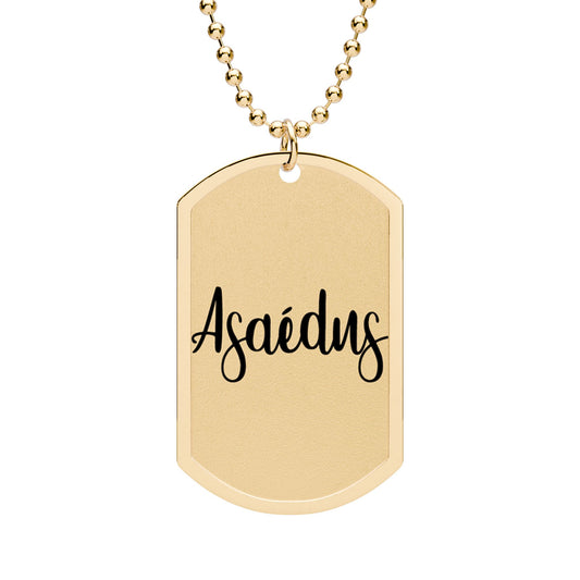 Dog Tag with Chain
