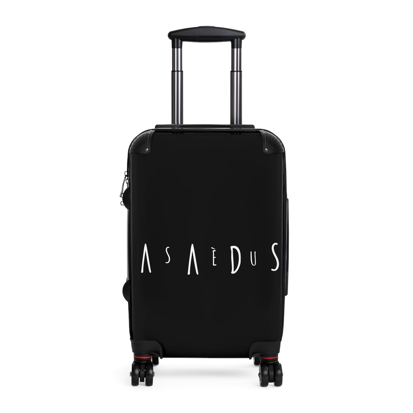 Copy of Copy of Minimal Line Art Face with Laurel, Suitcase | Botanical Travel Luggage
