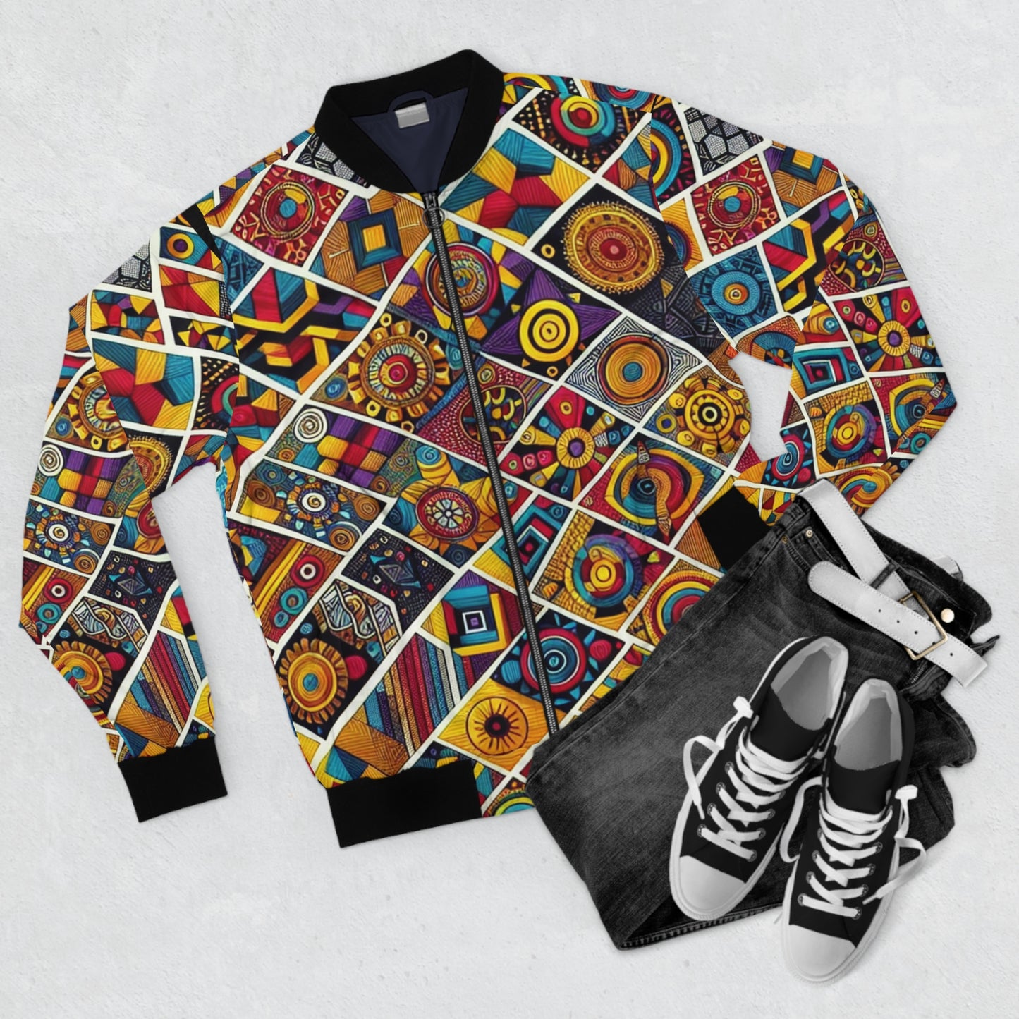 Ankara Bomber Jacket