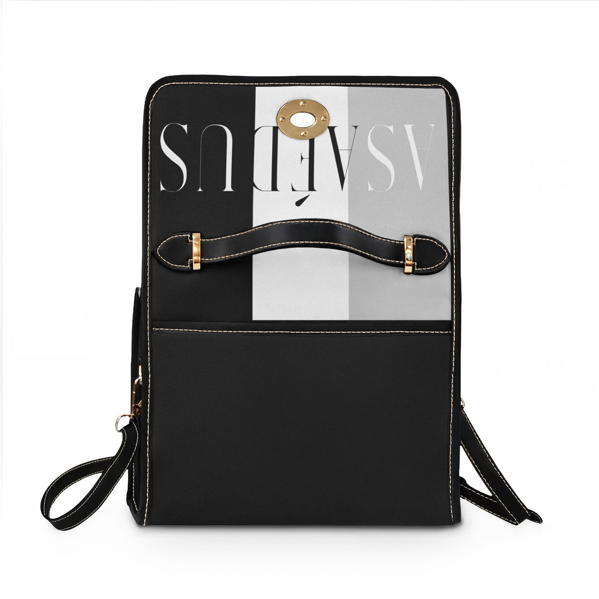 Leather Trim Satchel bag
