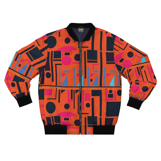 kente bomber jacket