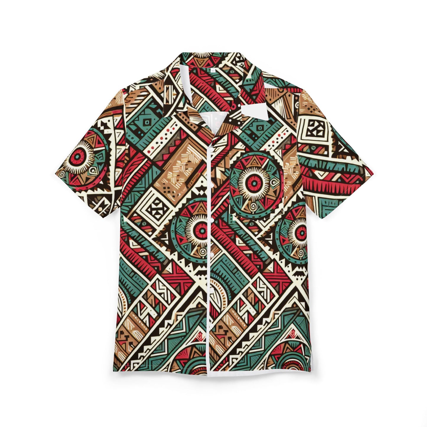 Unisex Hawaiian Button-Down Shirt (AOP)