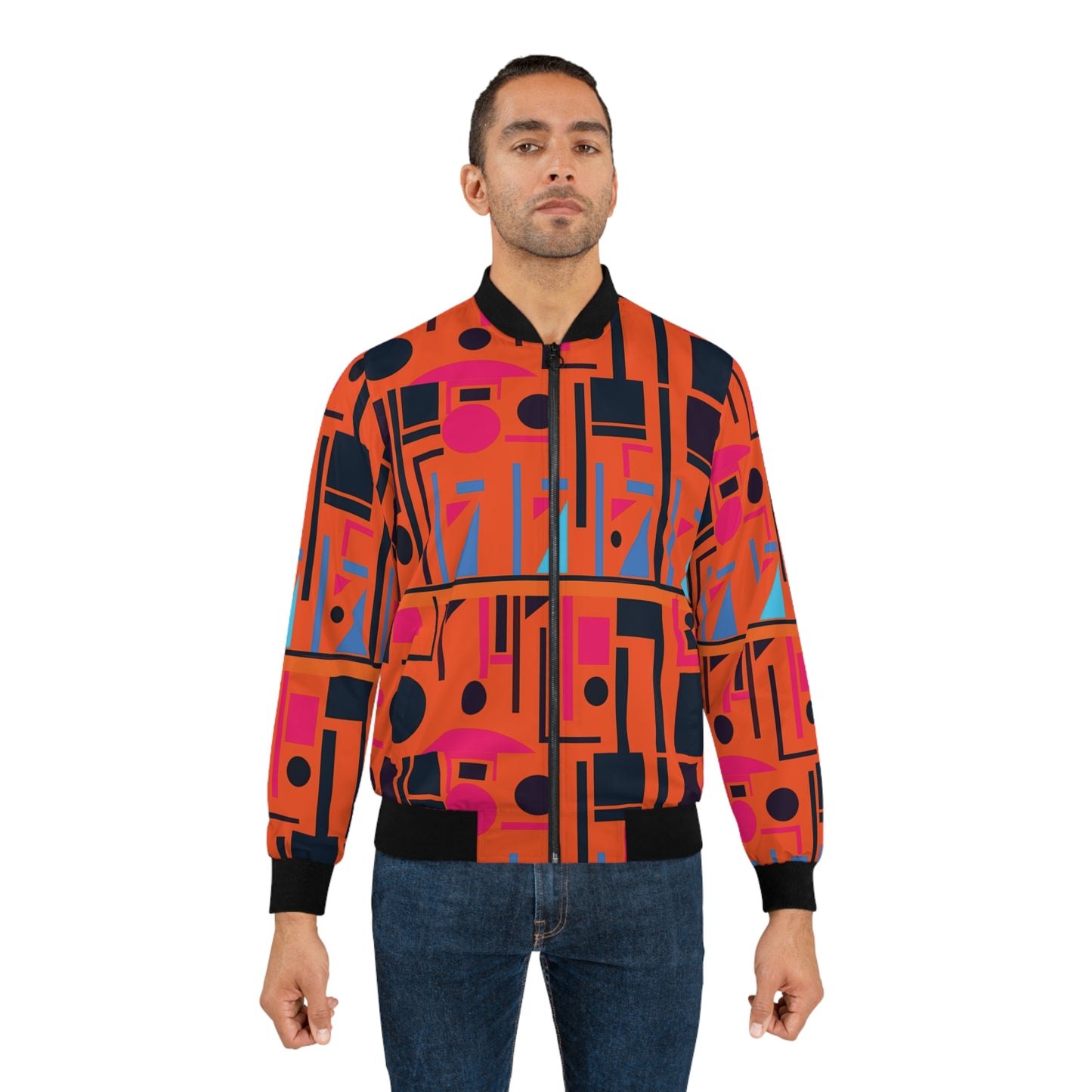 kente bomber jacket