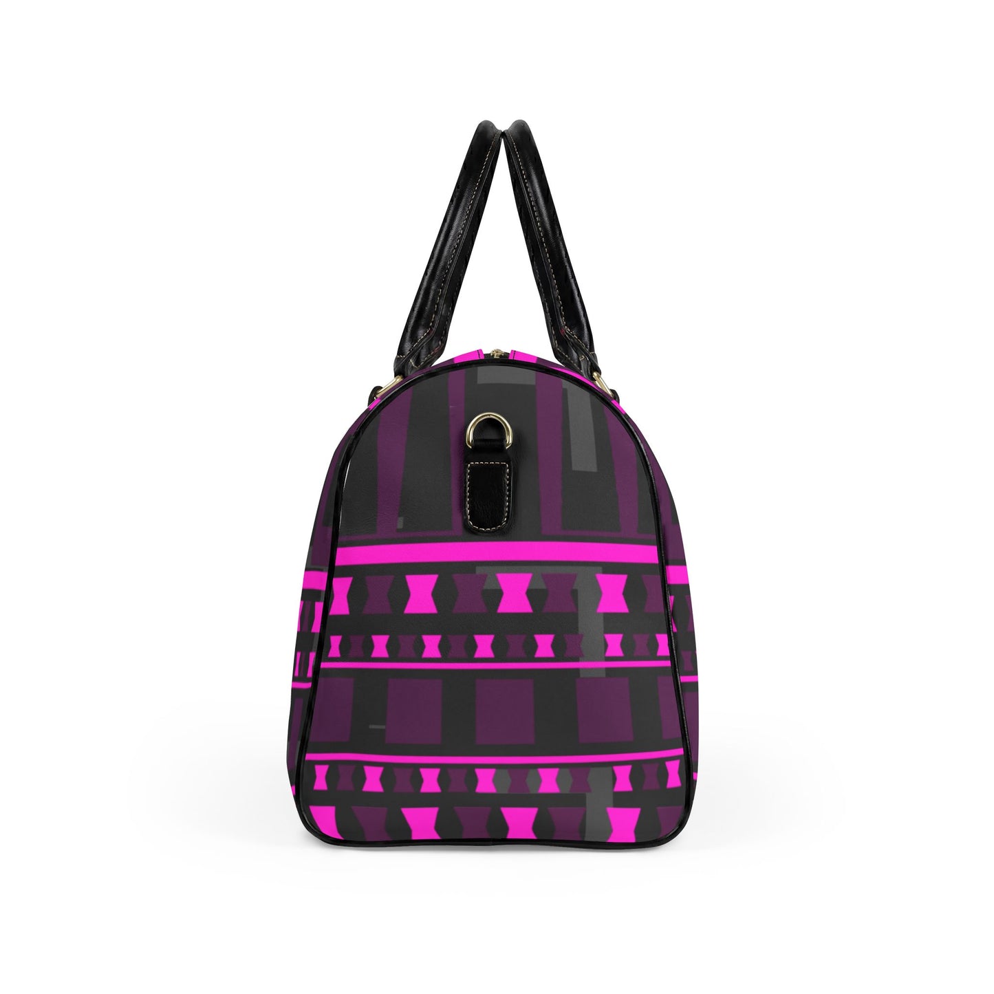 Leather Ankara Travel Bag