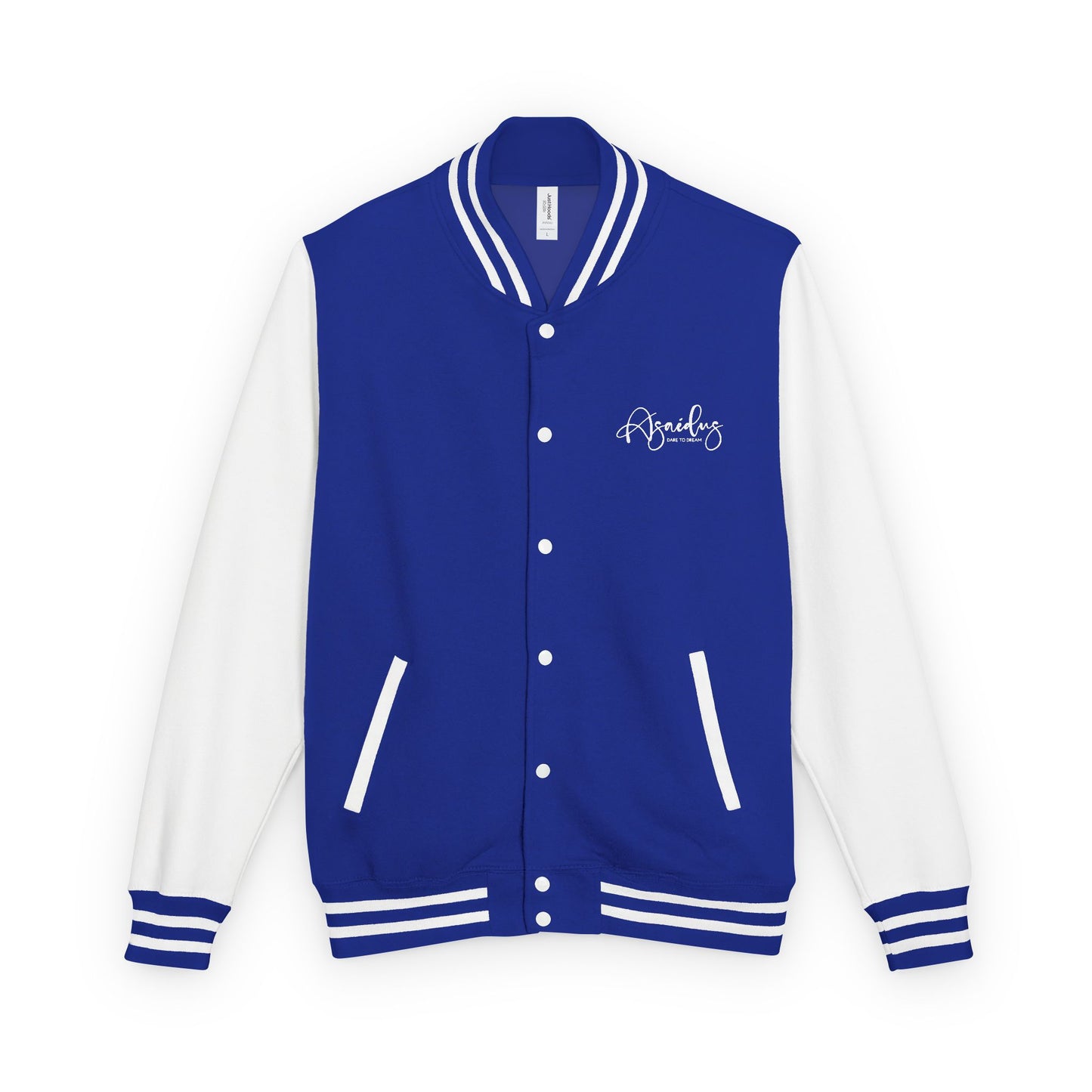 Letterman Jacket — "Asailous" Script Logo Varsity Jacket