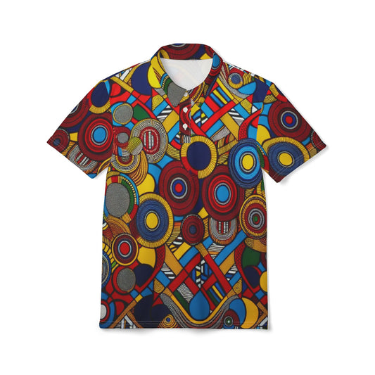 Ankara Unisex Polo Shirt