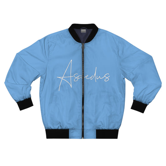 Artistic Text Bomber Jacket