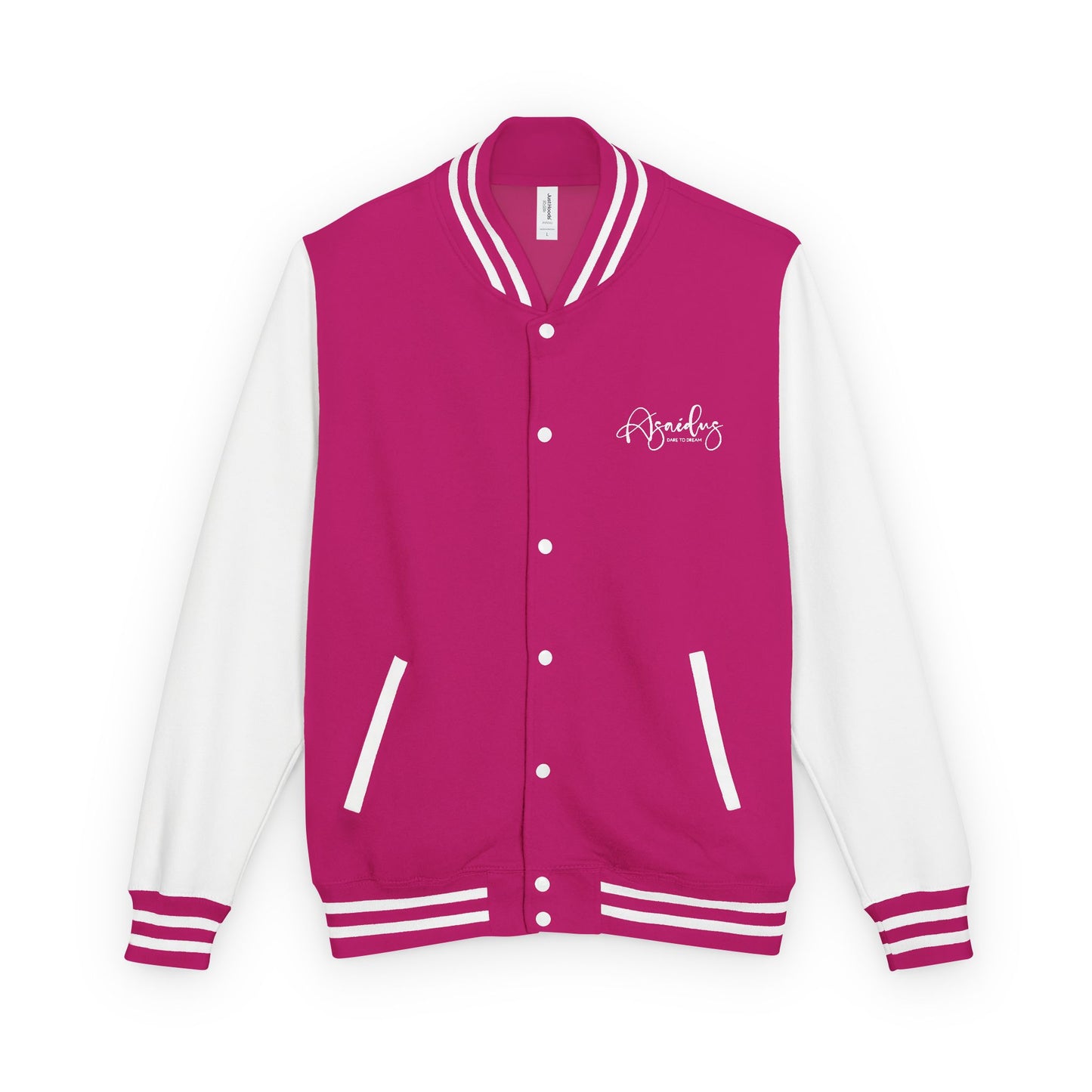Letterman Jacket — "Asailous" Script Logo Varsity Jacket